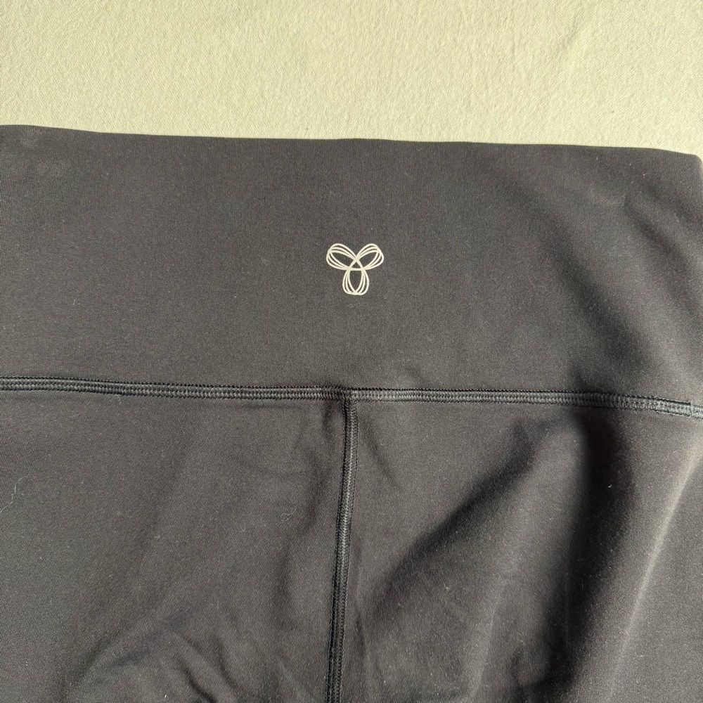 Aritzia TNA Black High Rise Leggings Size M Side Stripe Athleisure Activewear - Picture 6 of 14